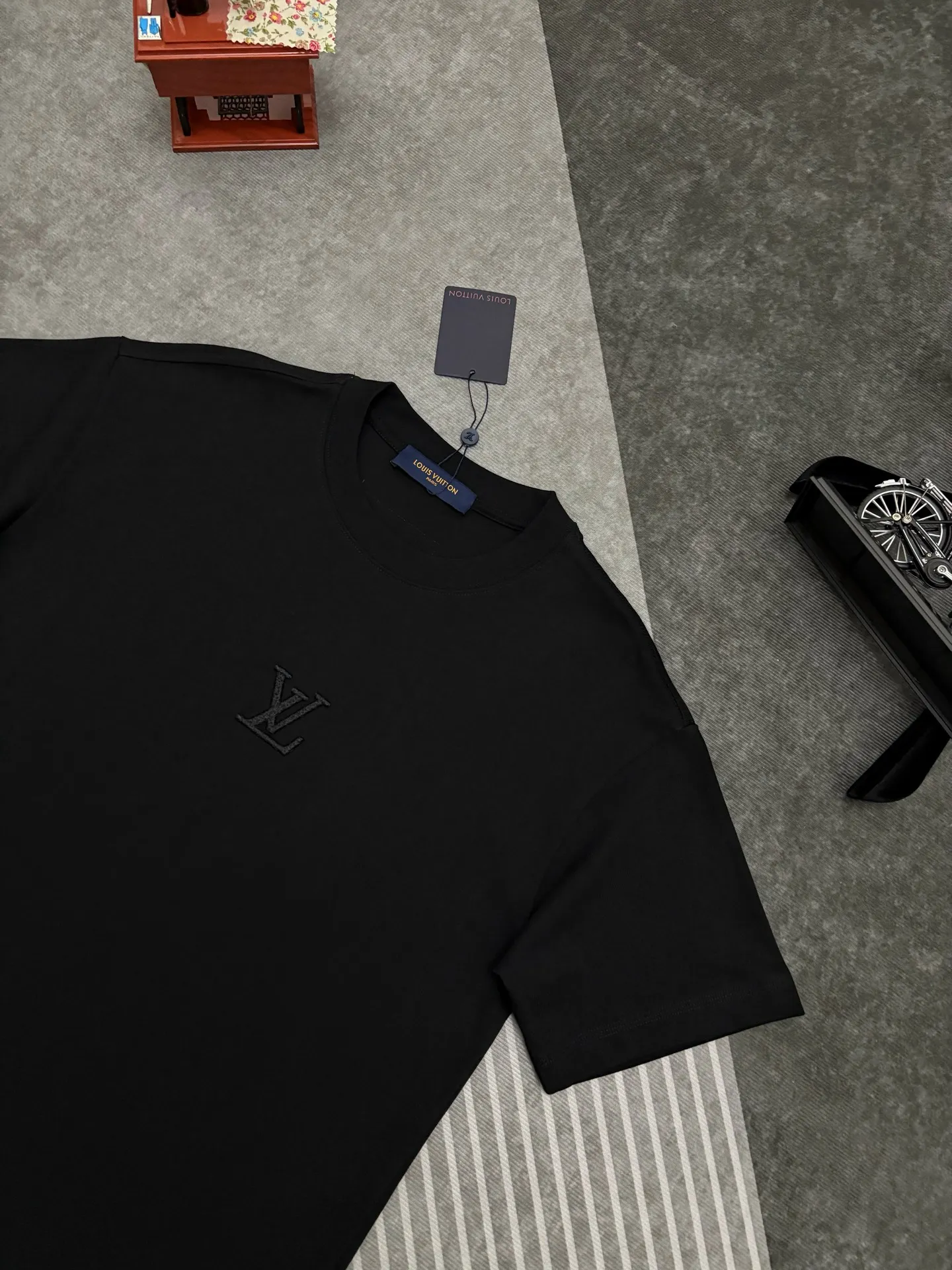Embroidered Logo Cotton T-Shirt D17514888 — view 3