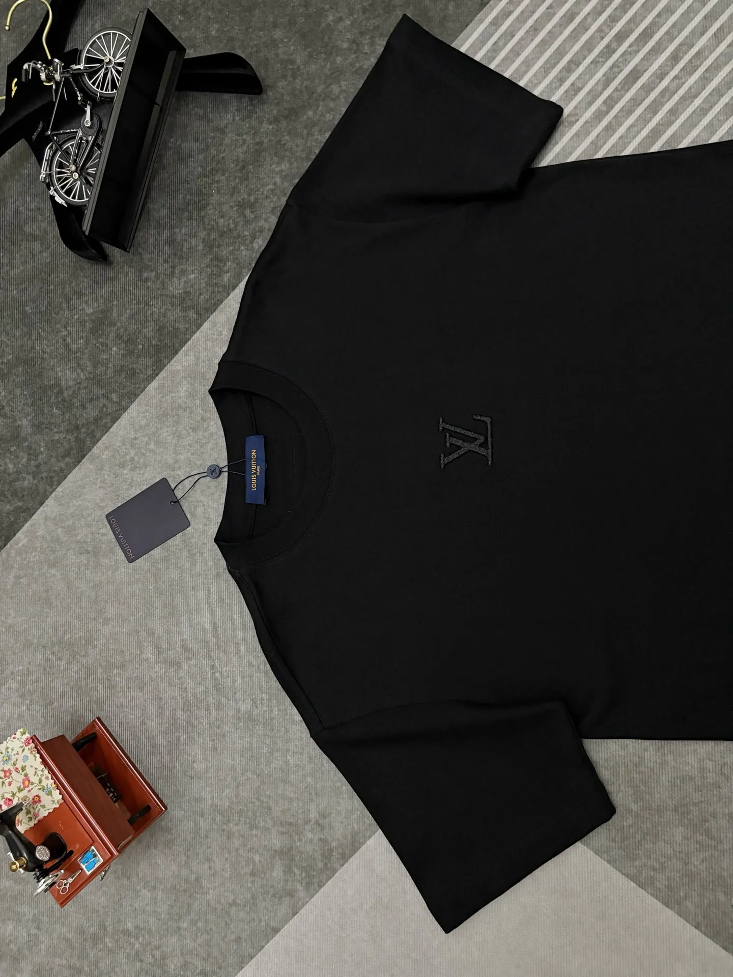 Embroidered Logo Cotton T-Shirt D17514888 — view 4