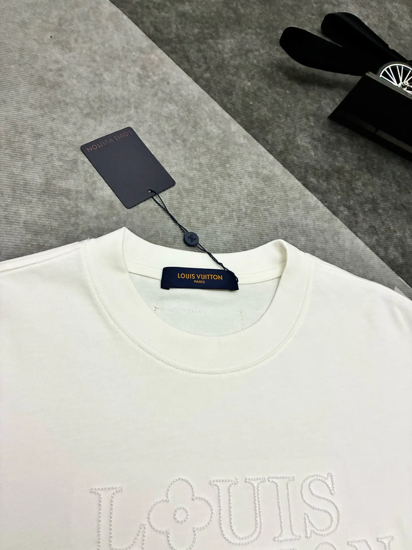 Embroidered Logo Cotton Jersey T-Shirt D17514911 — view 3