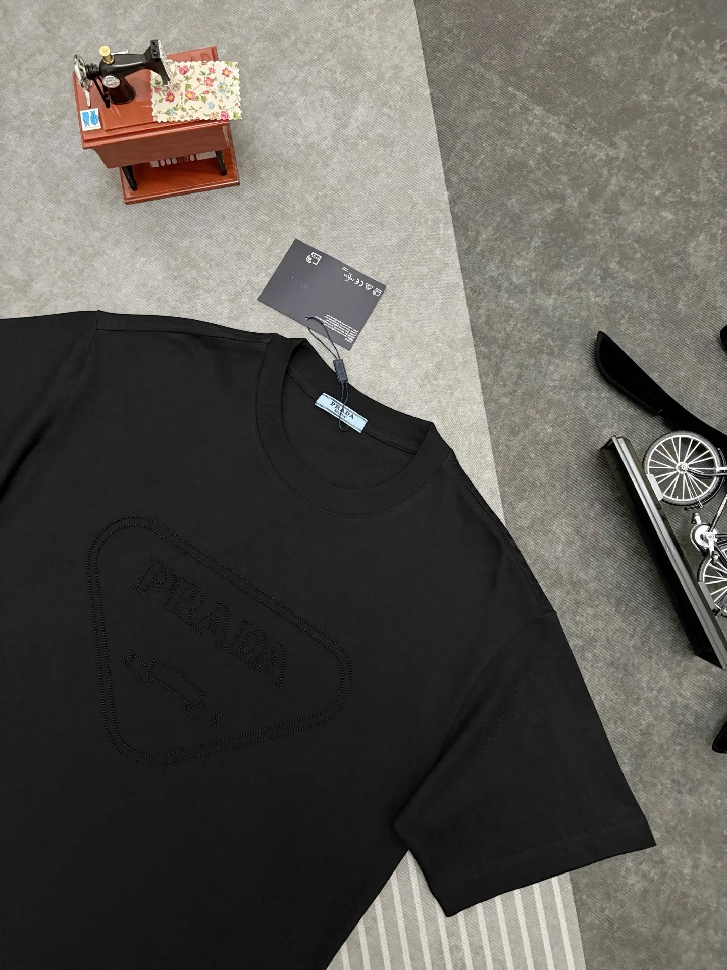 Embroidered Logo Cotton-Jersey T-Shirt D17514871 — view 3