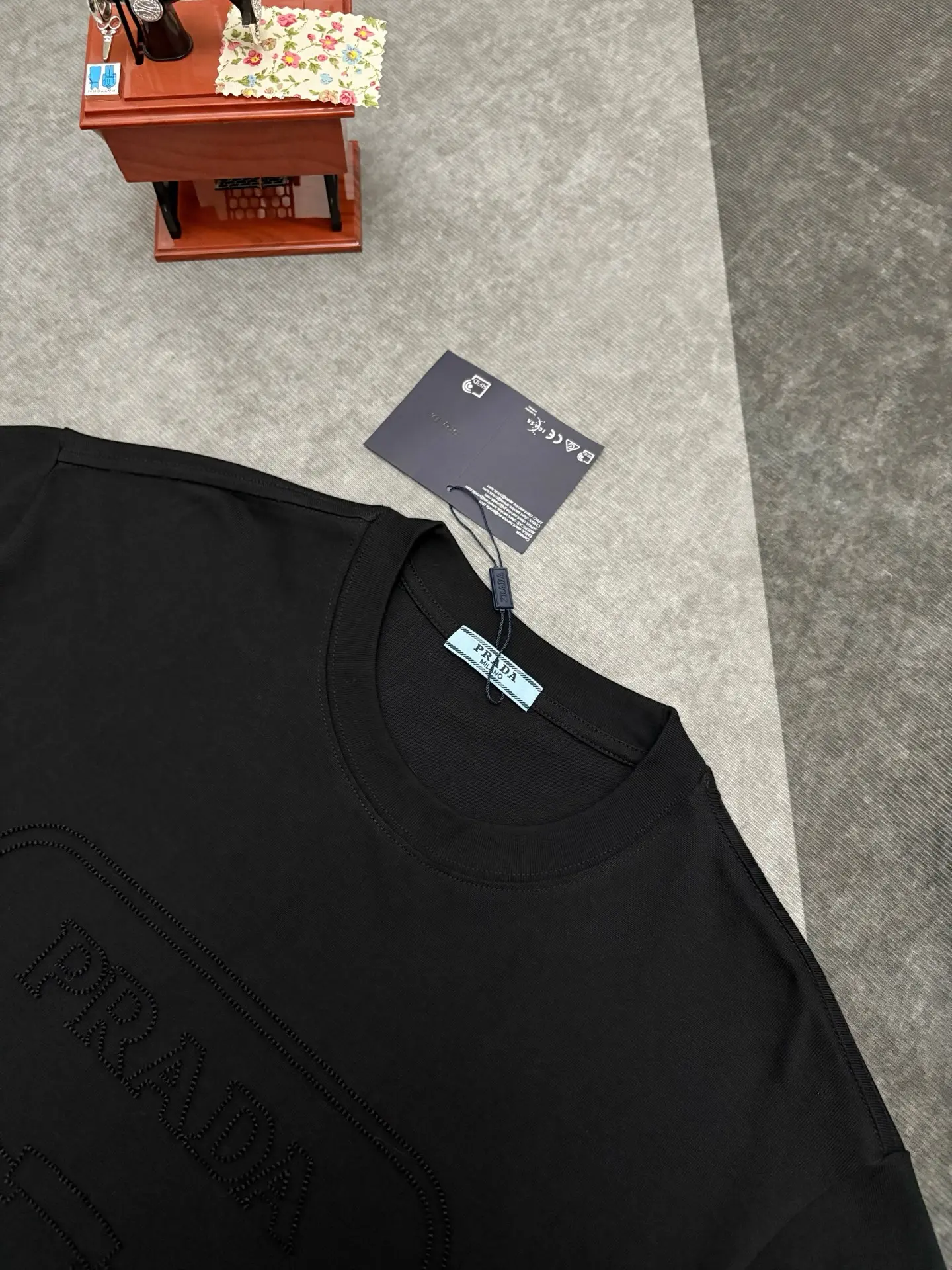 Embroidered Logo Cotton-Jersey T-Shirt D17514871 — view 4
