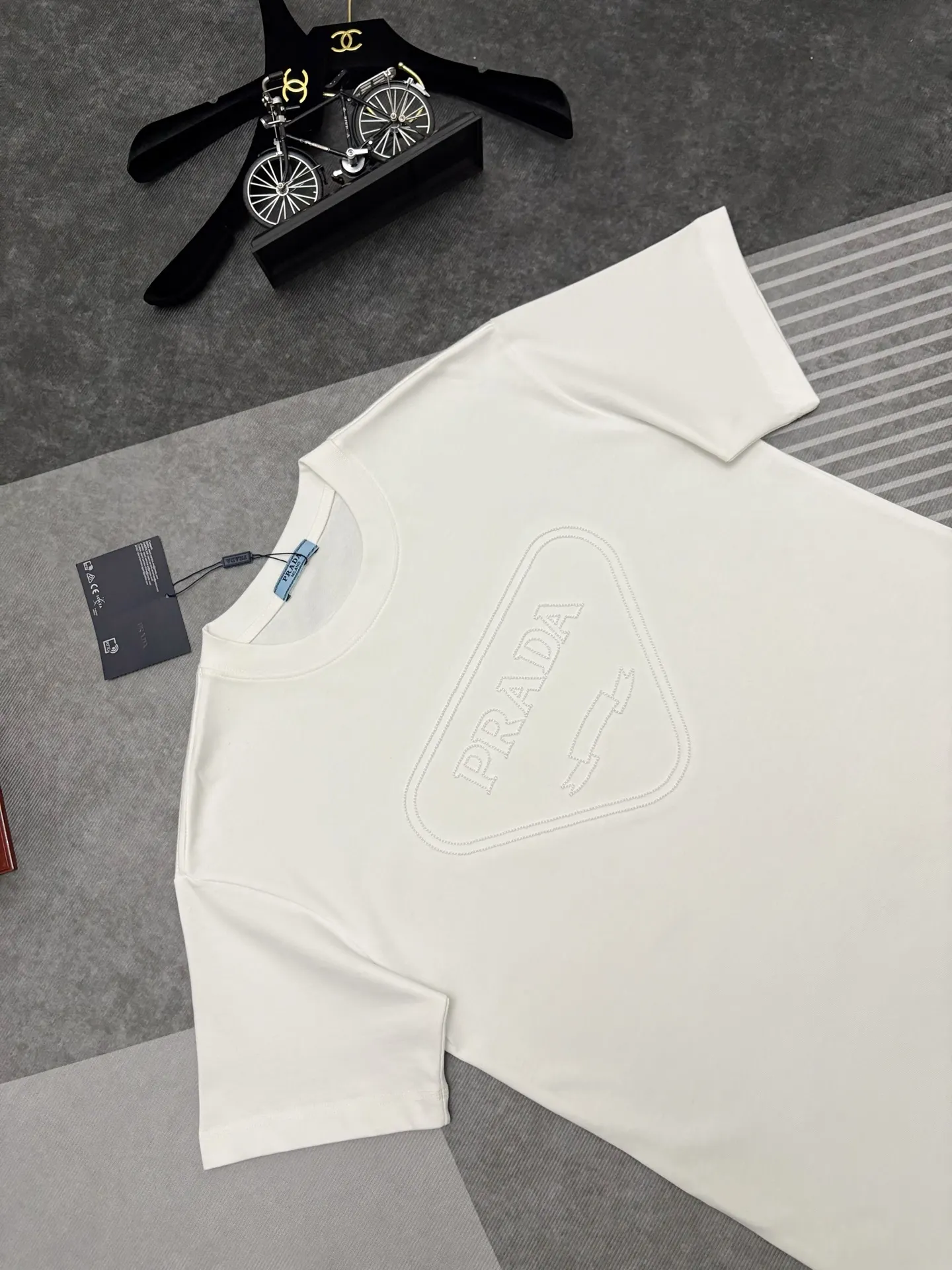Embroidered Logo Cotton-Jersey T-Shirt D17514872 — view 2