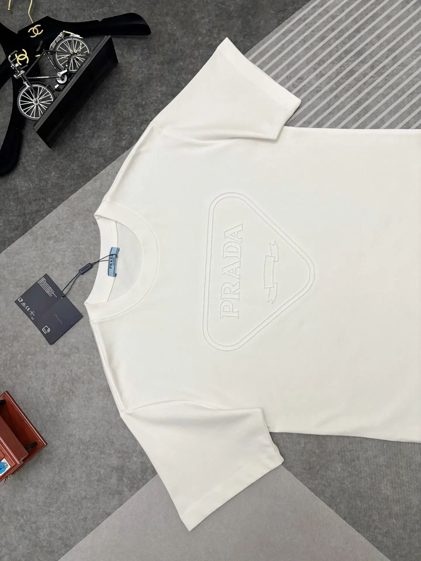 Embroidered Logo Cotton-Jersey T-Shirt D17514872 — view 3