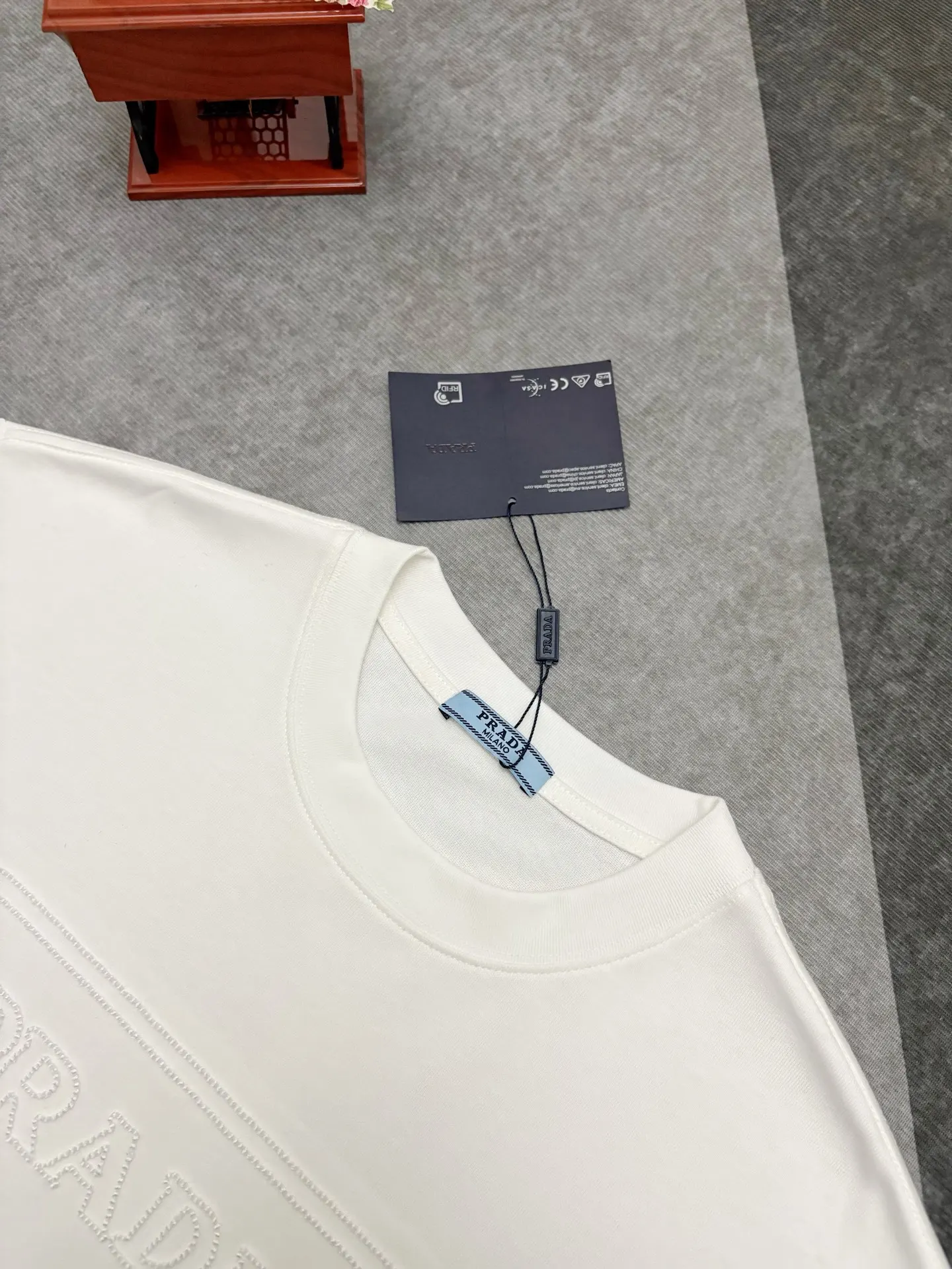 Embroidered Logo Cotton-Jersey T-Shirt D17514872 — view 5