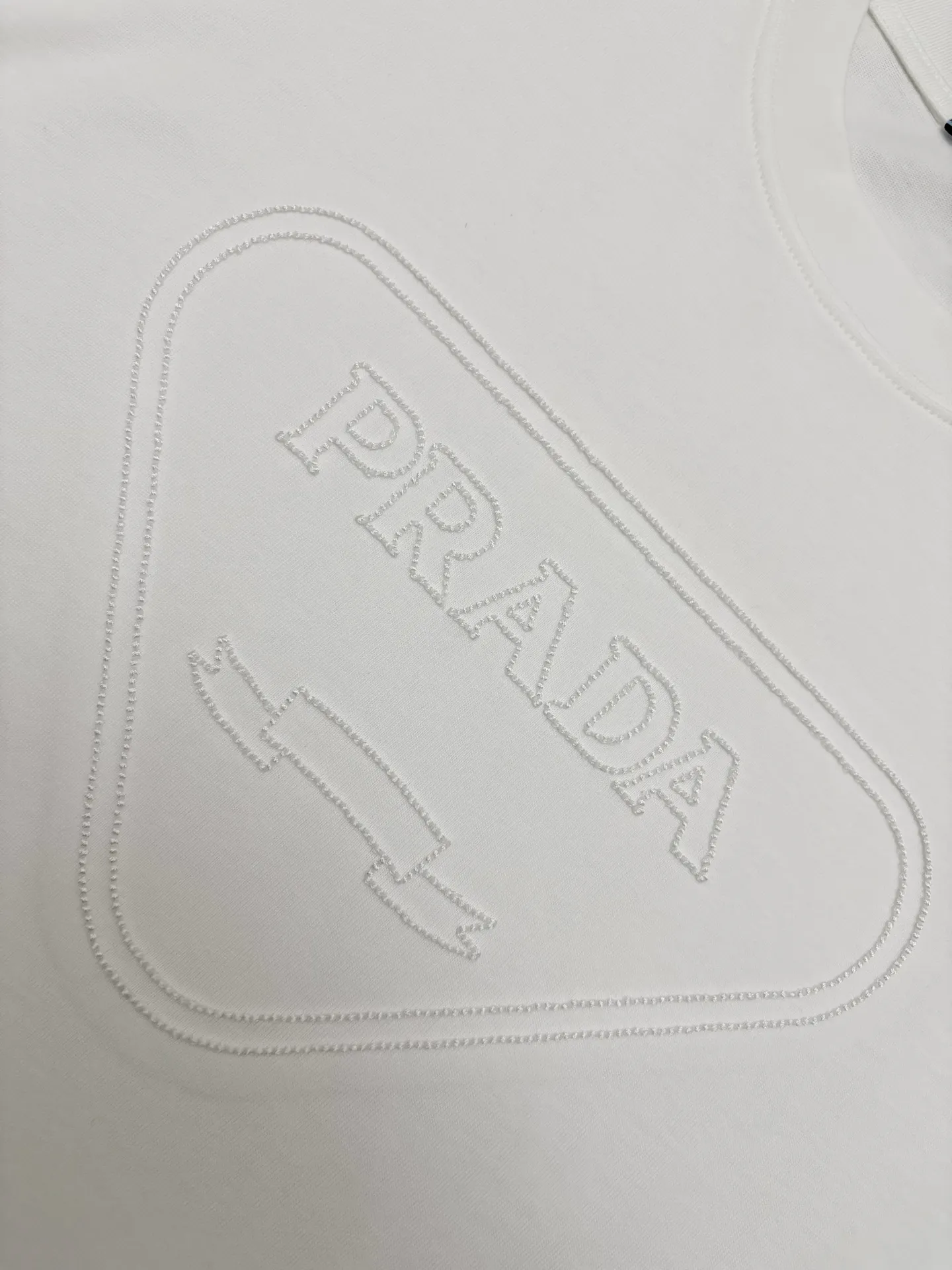Embroidered Logo Cotton-Jersey T-Shirt D17514872 — view 6