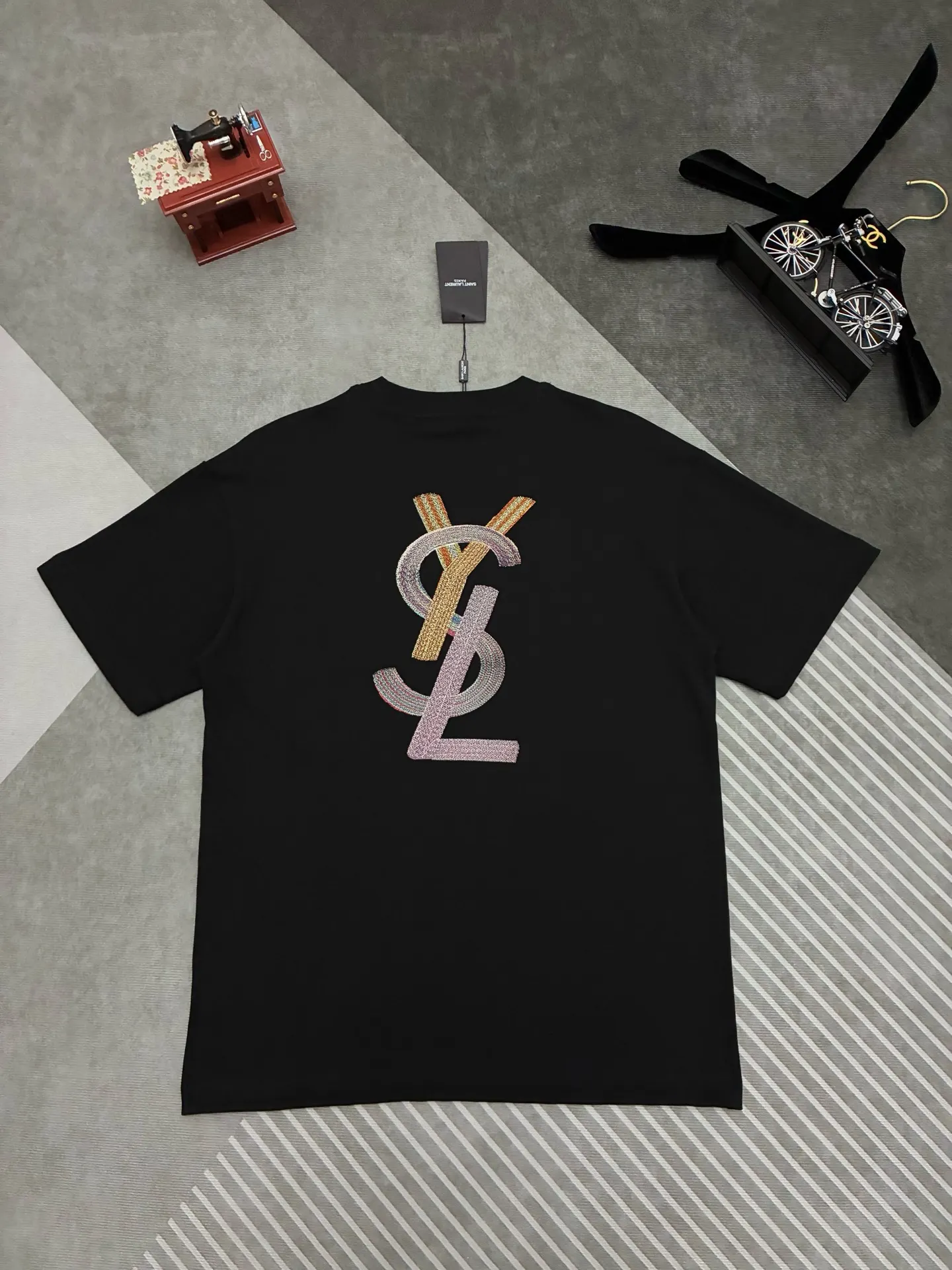 Logo-Embroidered Cotton-Jersey T-Shirt D17514907 — view 5