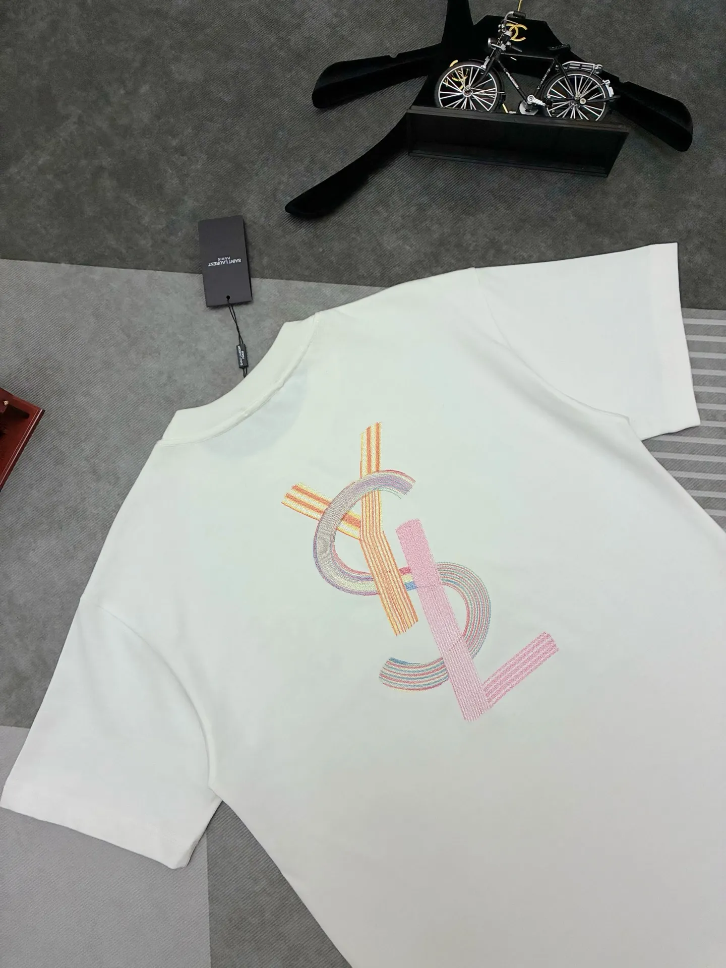 Logo Embroidered Cotton-Jersey T-Shirt D17514908 — view 7