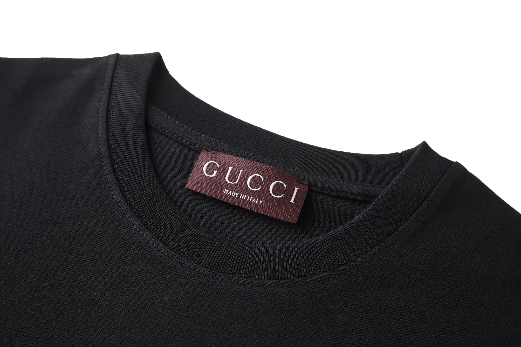 Interlocking G Embroidered Cotton T-Shirt D18013780 — view 3