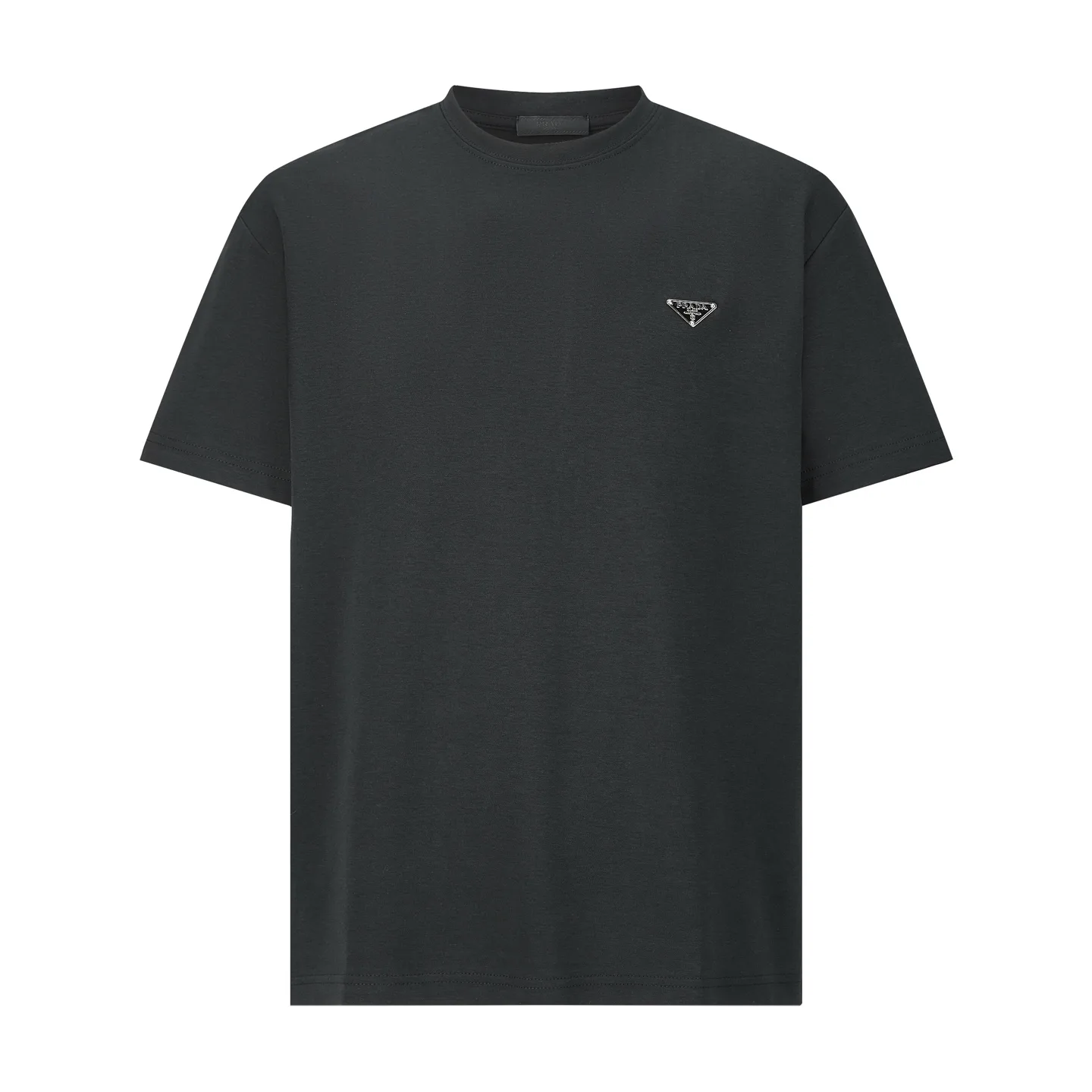 Oversized Logo-Plaque Cotton T-Shirt D18013772