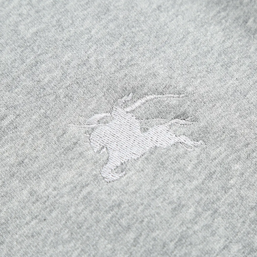 Check-Trim Cotton-Blend Jersey Hoodie D18520364 — view 6
