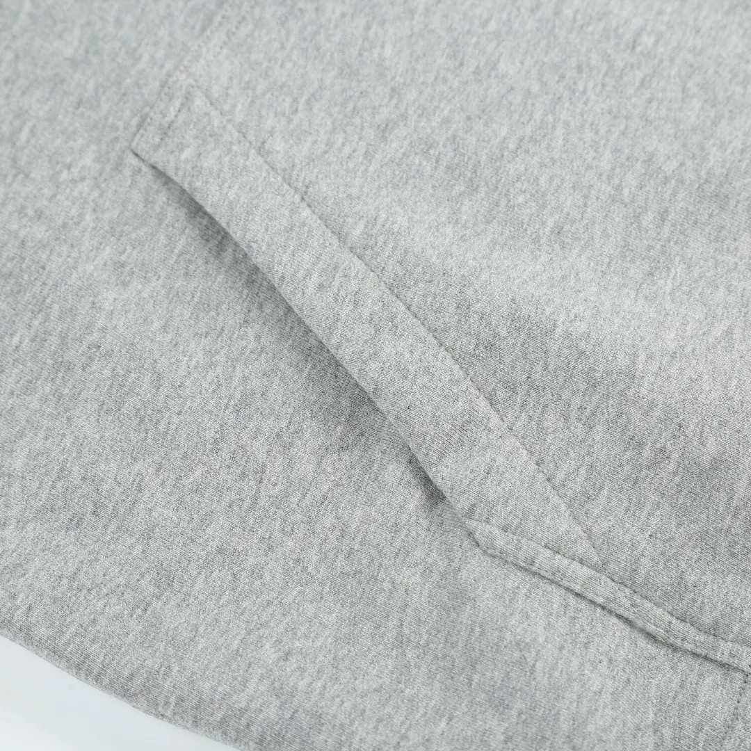 Check-Trim Cotton-Blend Jersey Hoodie D18520364 — view 9