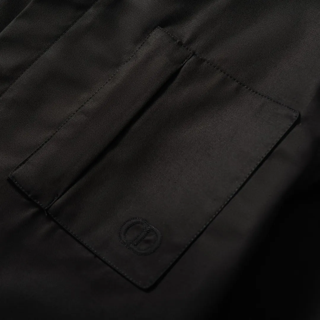 CD Icon Embroidered Gabardine Overshirt D18520369 — view 5