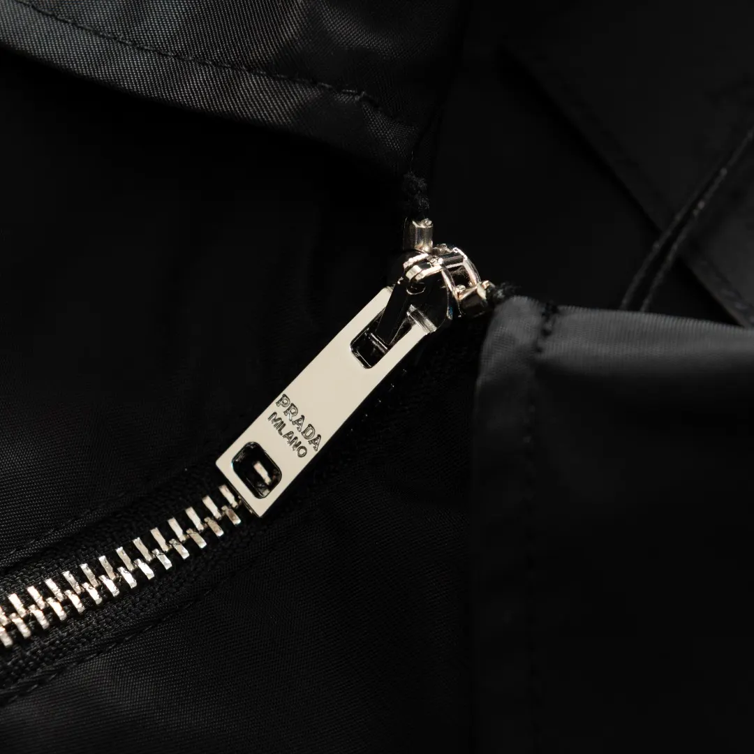 Re-Nylon Zip-Up Shirt Jacket D18520371 — view 4