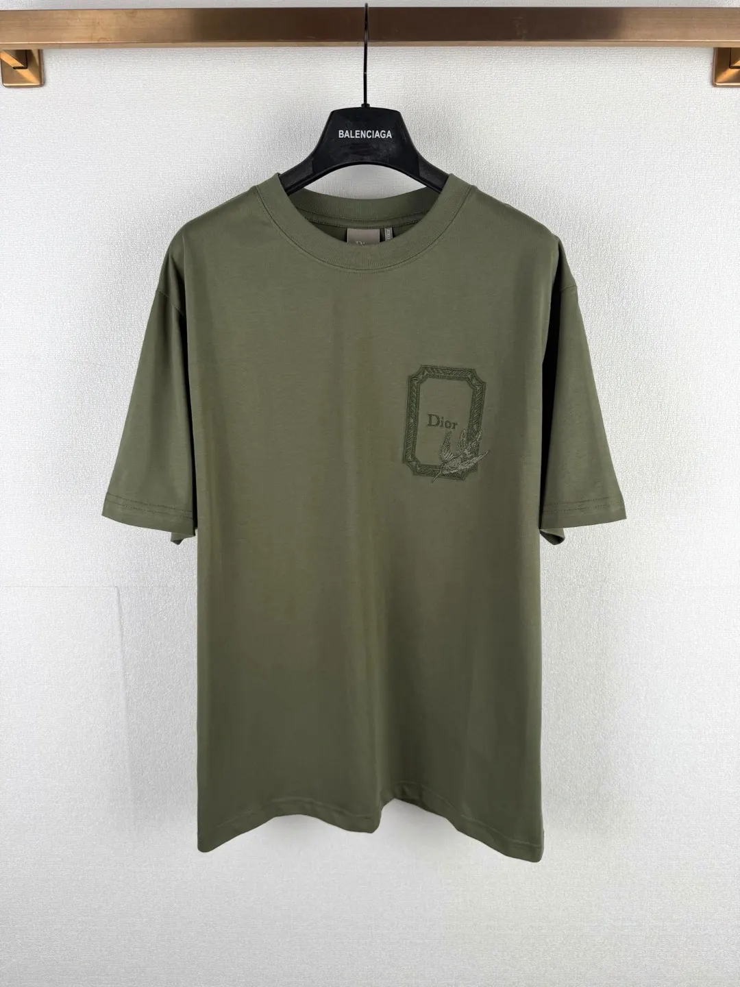 Médaillon Colibri Embroidered Cotton T-Shirt D18523633