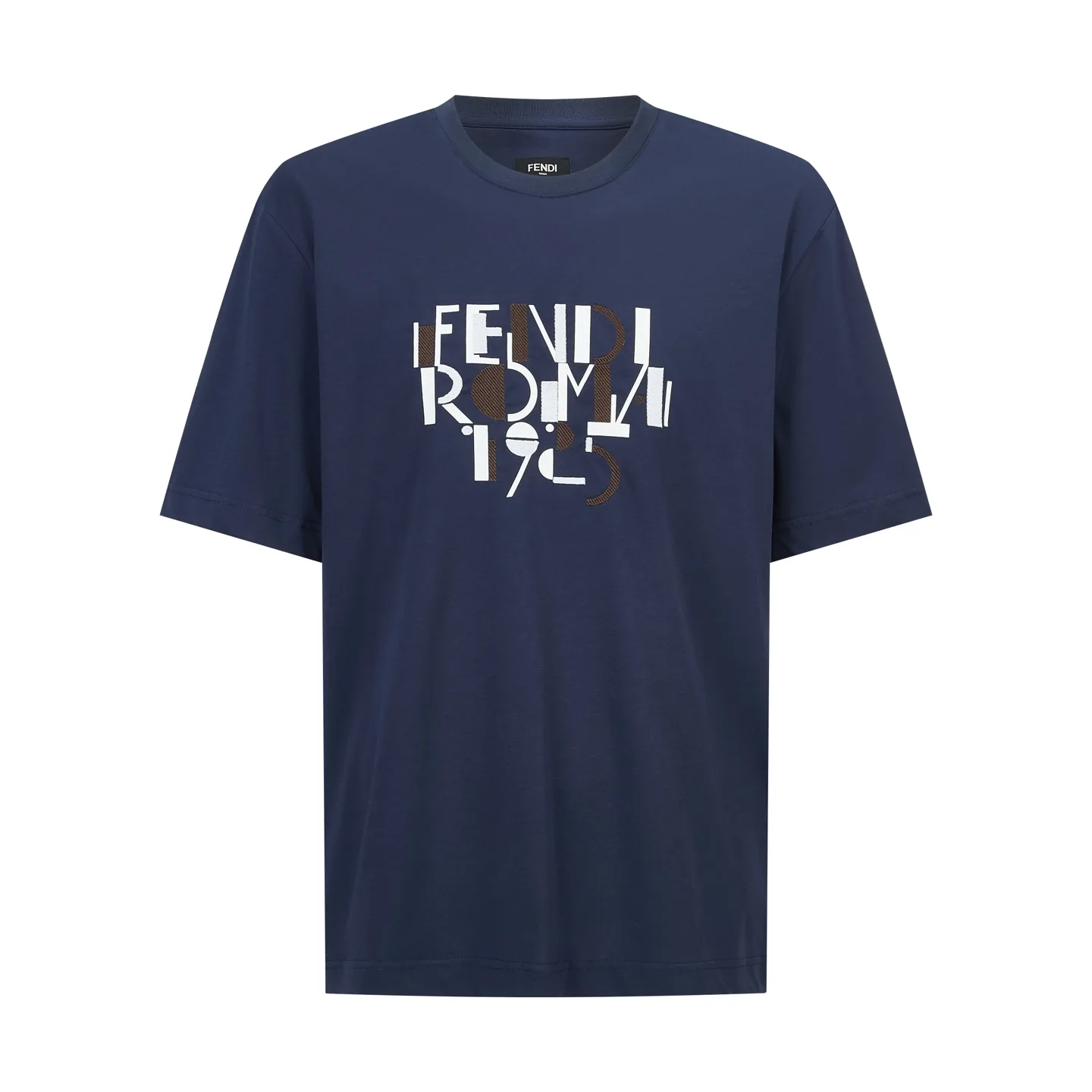 Roma 1925 Geometric Embroidered T-Shirt D18513783