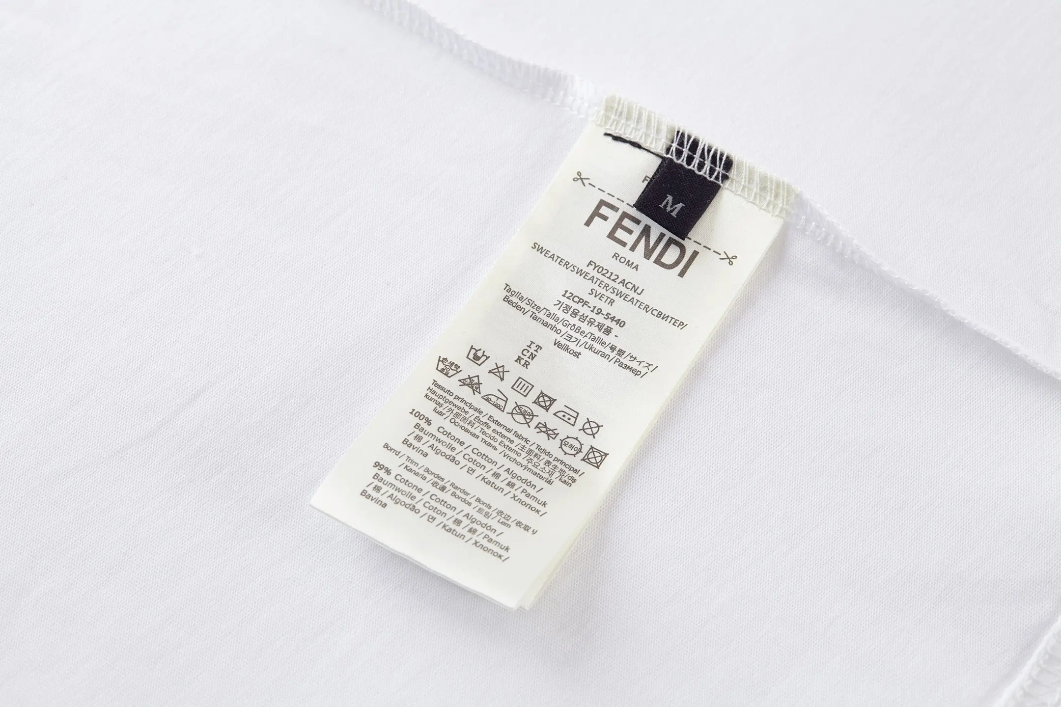 Logo Embroidered Mercersized Cotton T-Shirt D18513773 — view 9