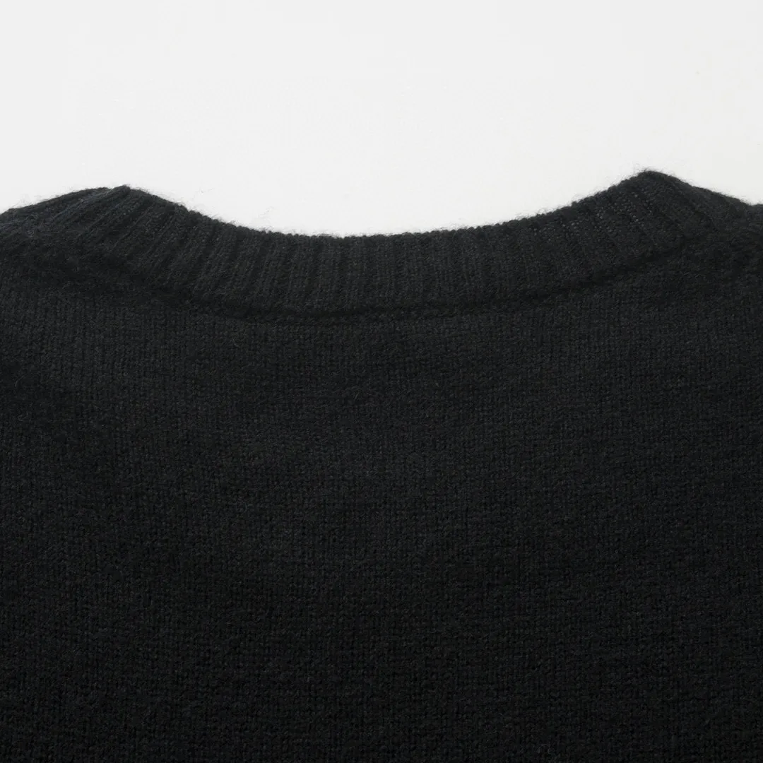 Logo Jacquard Wool Crew-Neck Sweater D18523622 — view 7