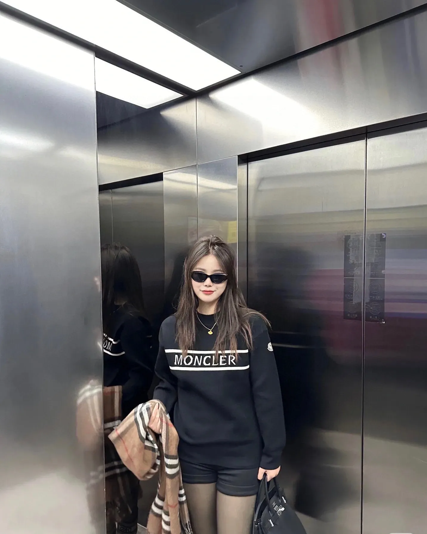 Logo-Intarsia Cotton-Blend Knit Sweater D18513432 — view 4
