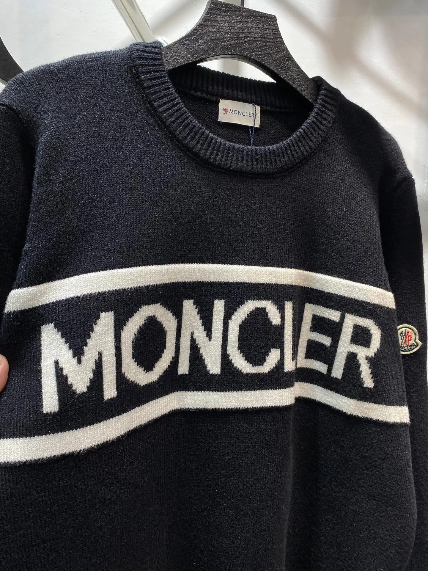 Logo-Intarsia Virgin Wool-Blend Sweater D18513433 — view 4