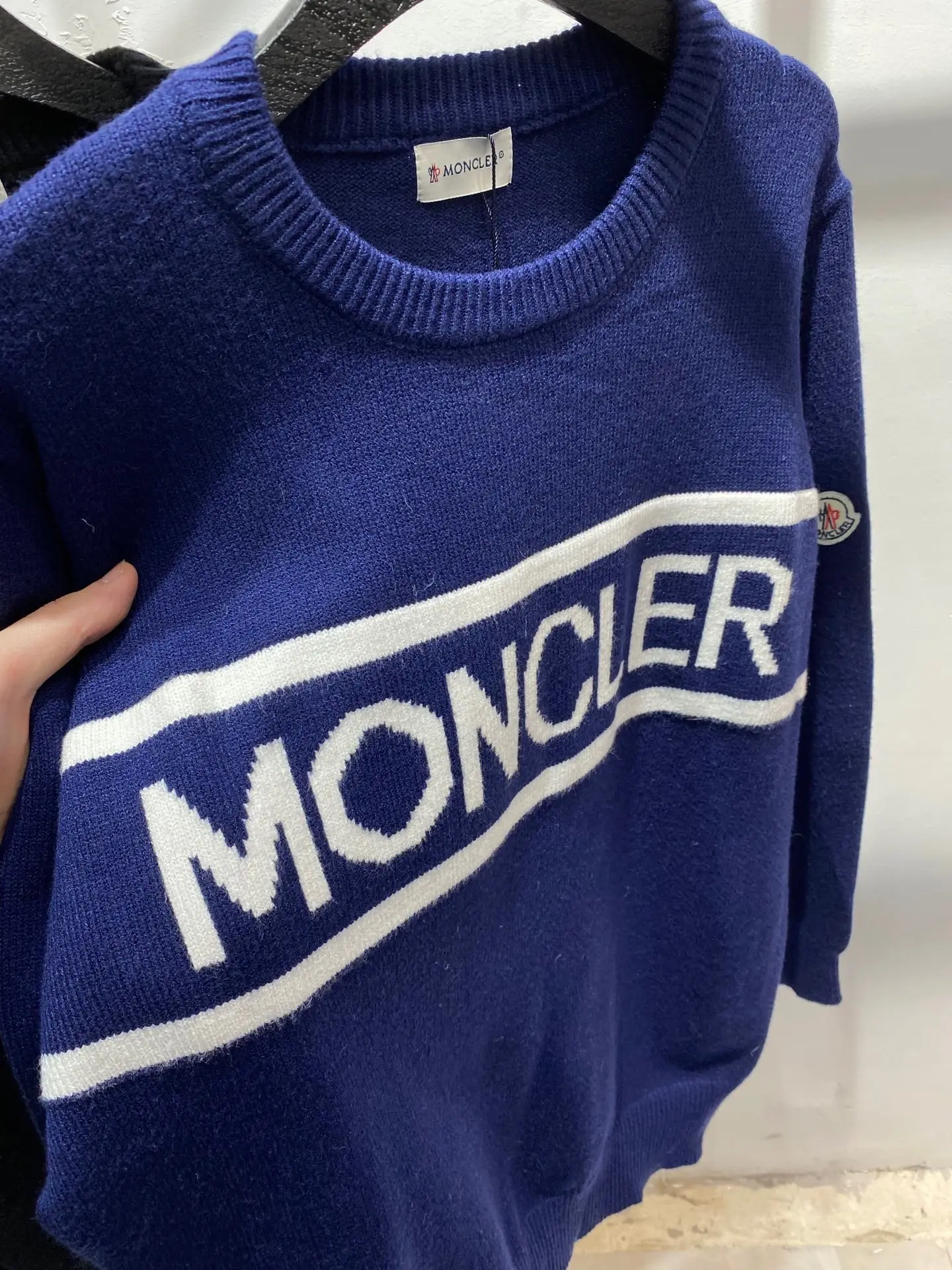Logo-Intarsia Virgin Wool-Blend Sweater D18513433 — view 6