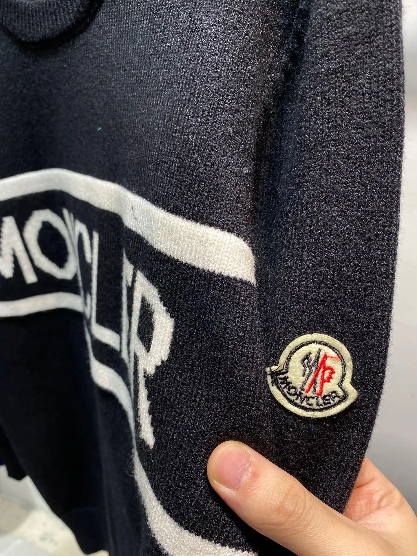 Logo-Intarsia Virgin Wool-Blend Sweater D18513433 — view 7