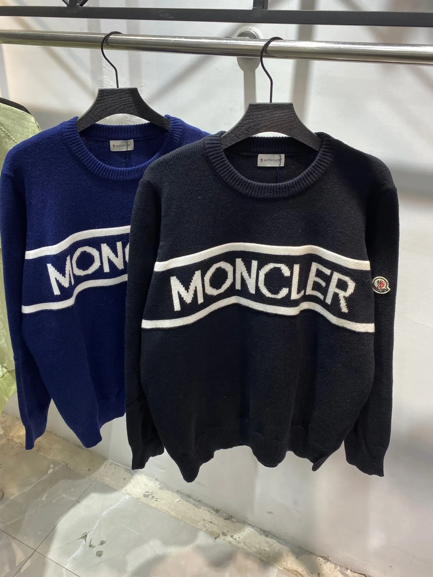 Logo-Intarsia Virgin Wool-Blend Sweater D18513433 — view 8