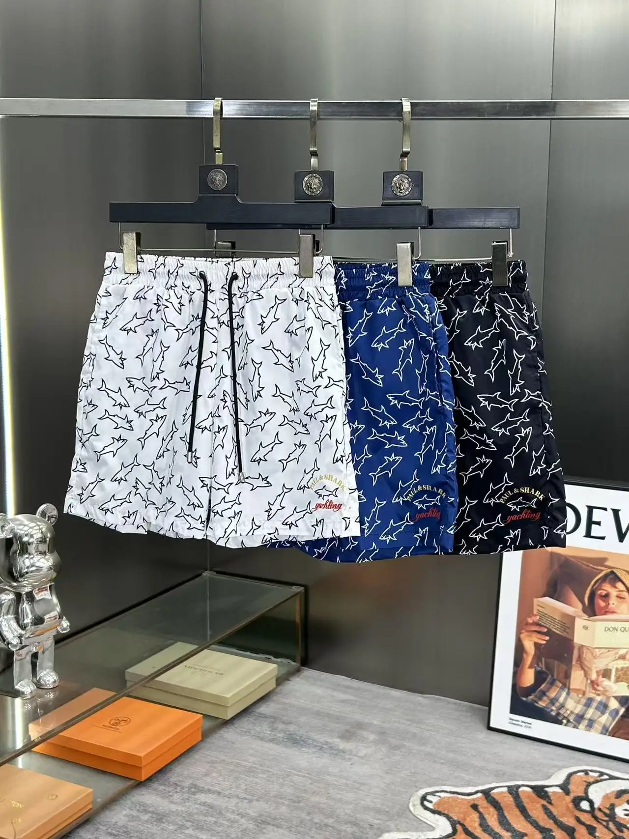 Logo-Print Quick-Dry Swim Shorts D18511977 — view 9