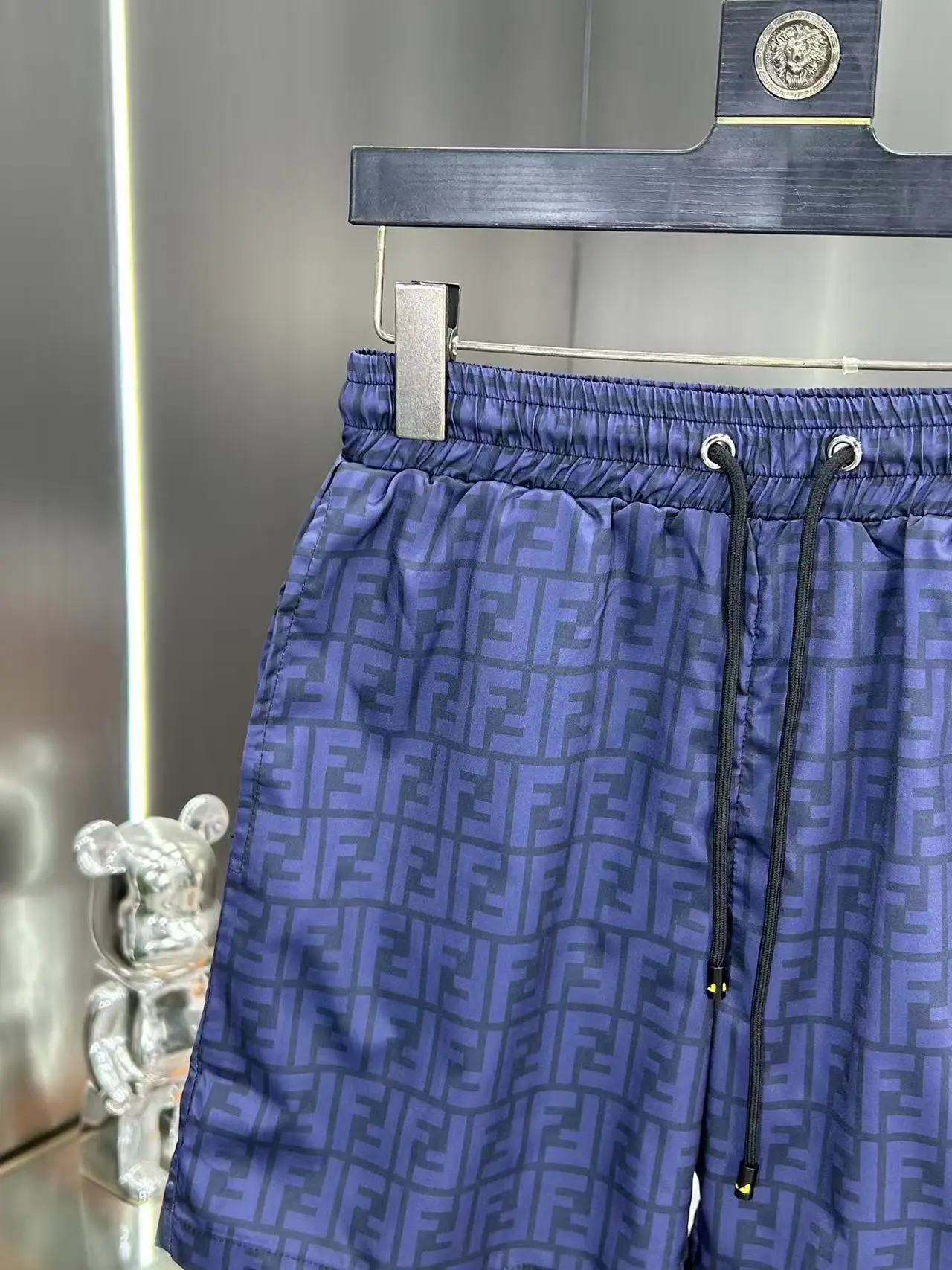 Monogram Print Technical Fabric Shorts D18511980 — view 7