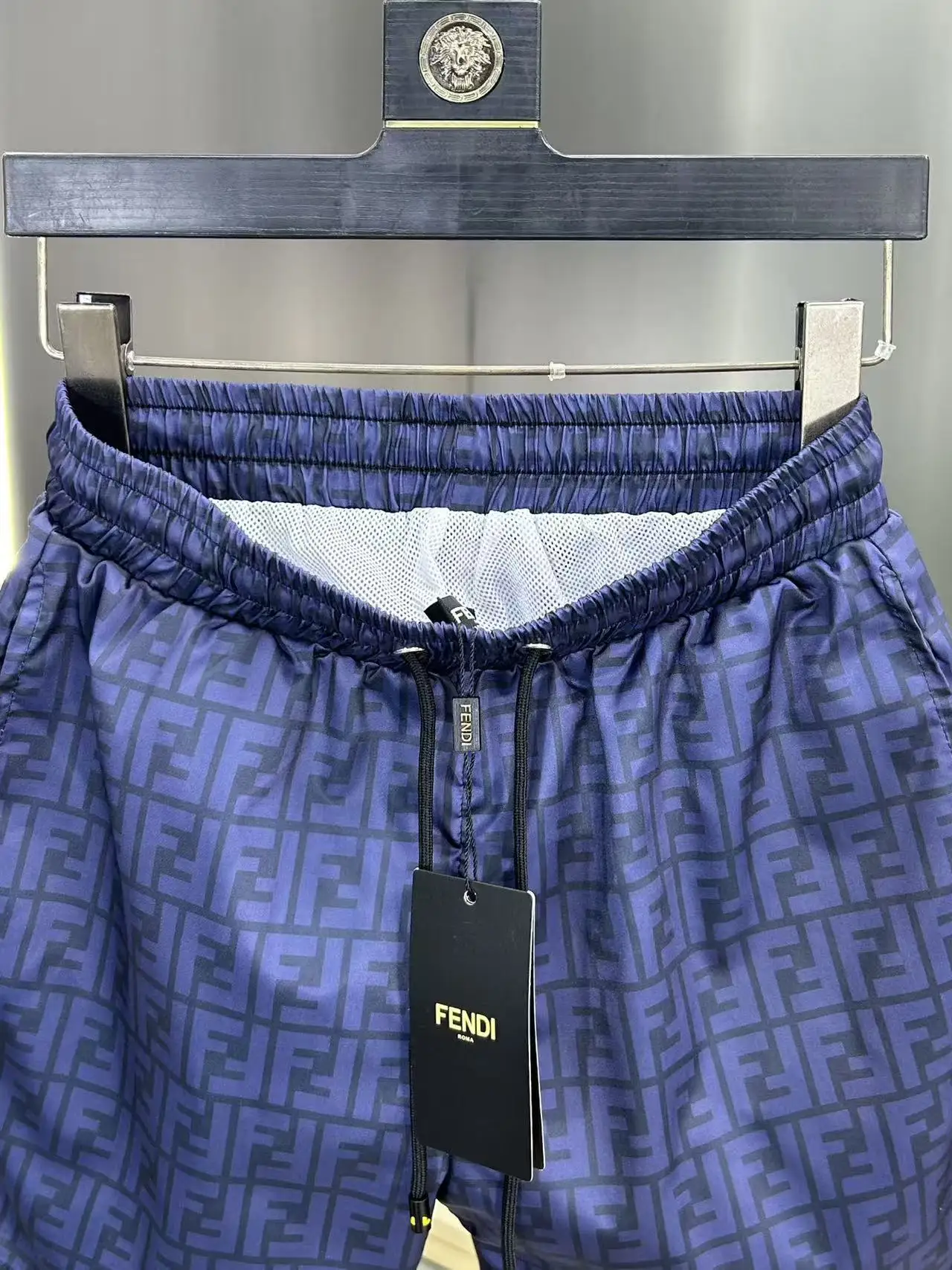 Monogram Print Technical Fabric Shorts D18511980 — view 8