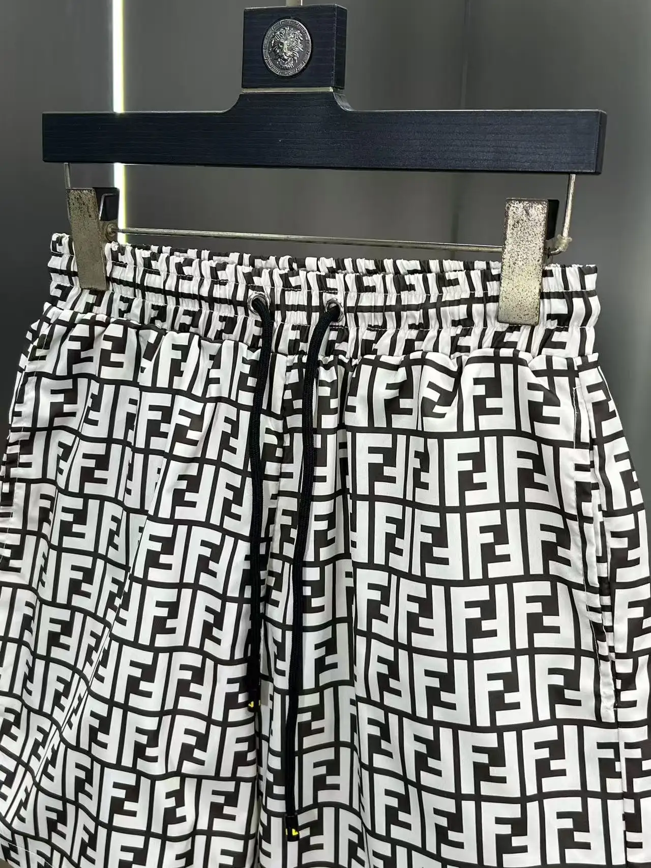 Monogram Print Technical Fabric Shorts D18511981 — view 3