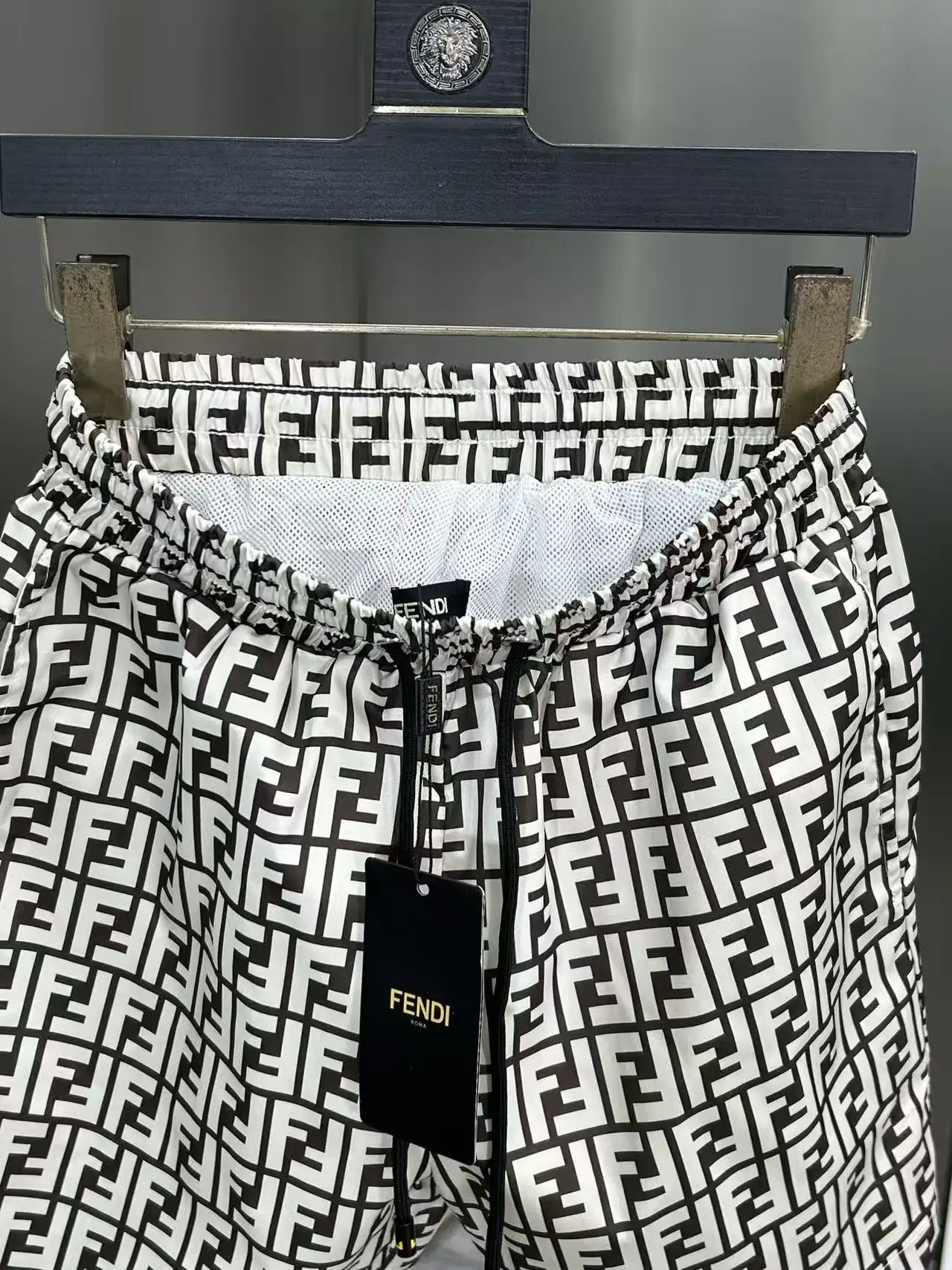 Monogram Print Technical Fabric Shorts D18511981 — view 5