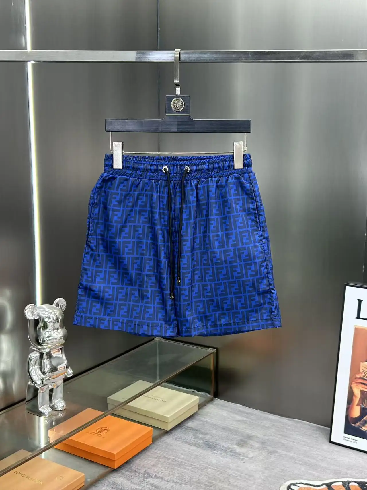 Monogram Print Technical Fabric Shorts D18511978