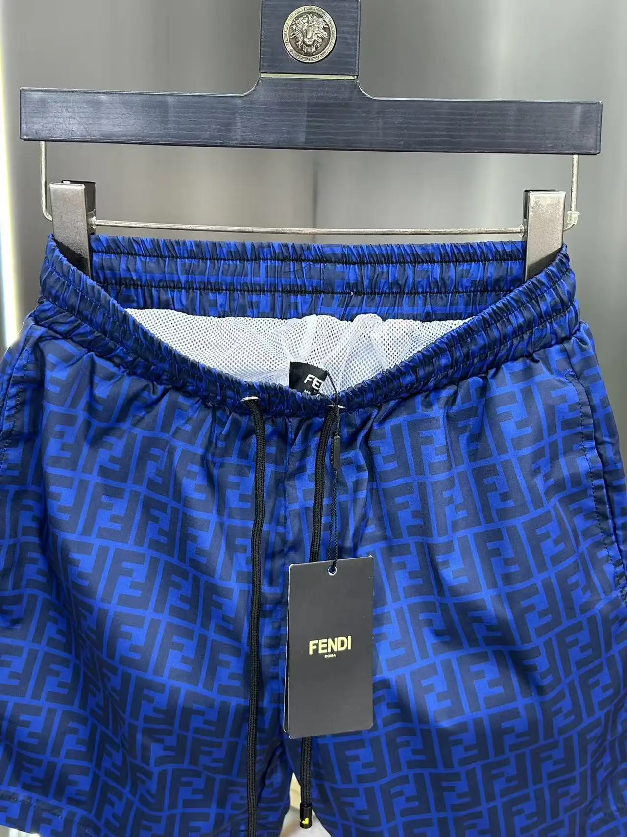 Monogram Print Technical Fabric Shorts D18511978 — view 6
