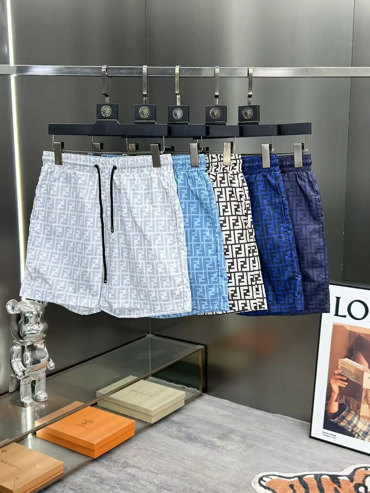FF Monogram Quick-Dry Swim Shorts D18511982 — view 8