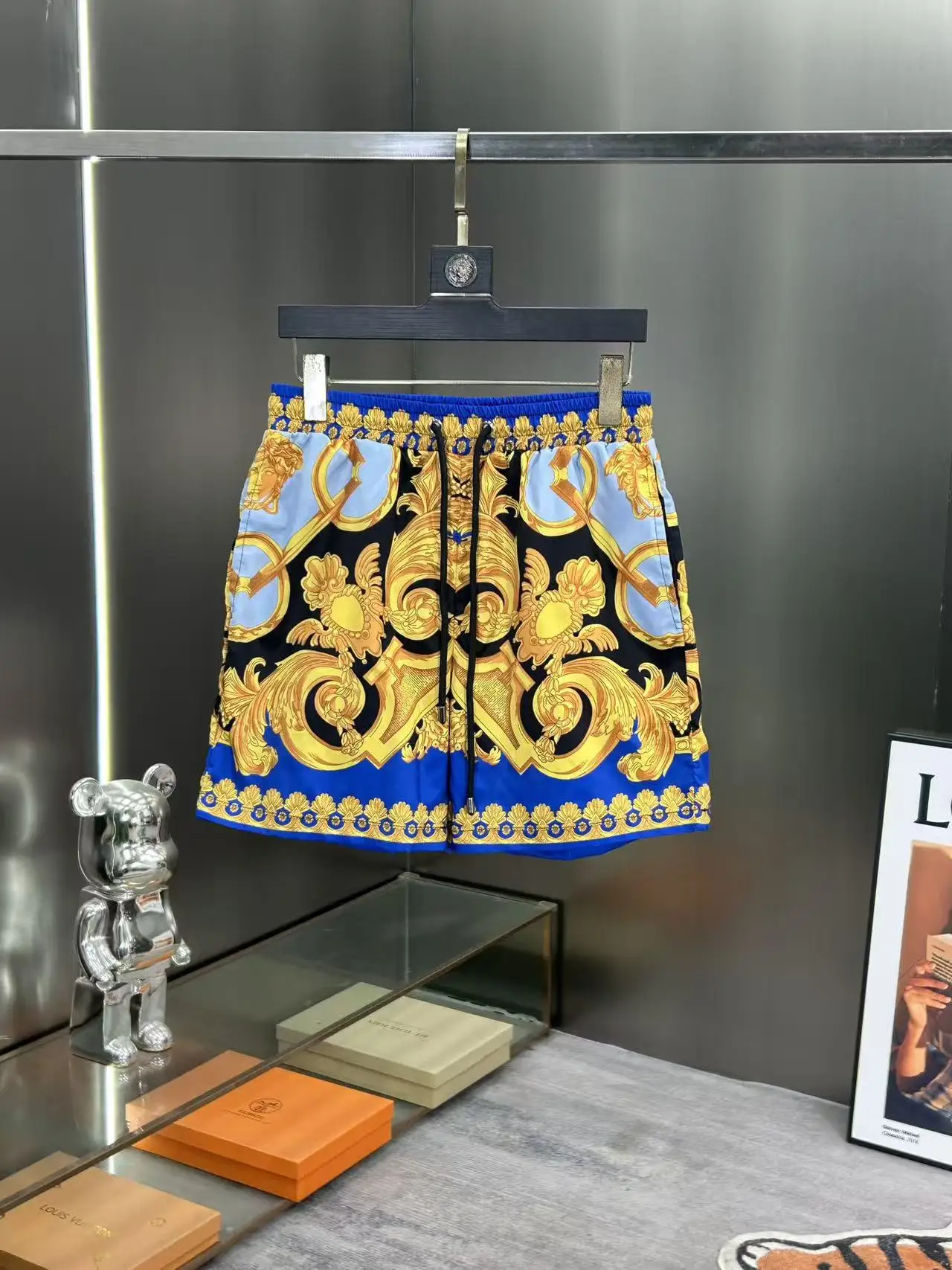 Baroque Print Technical Swim Shorts D18511985