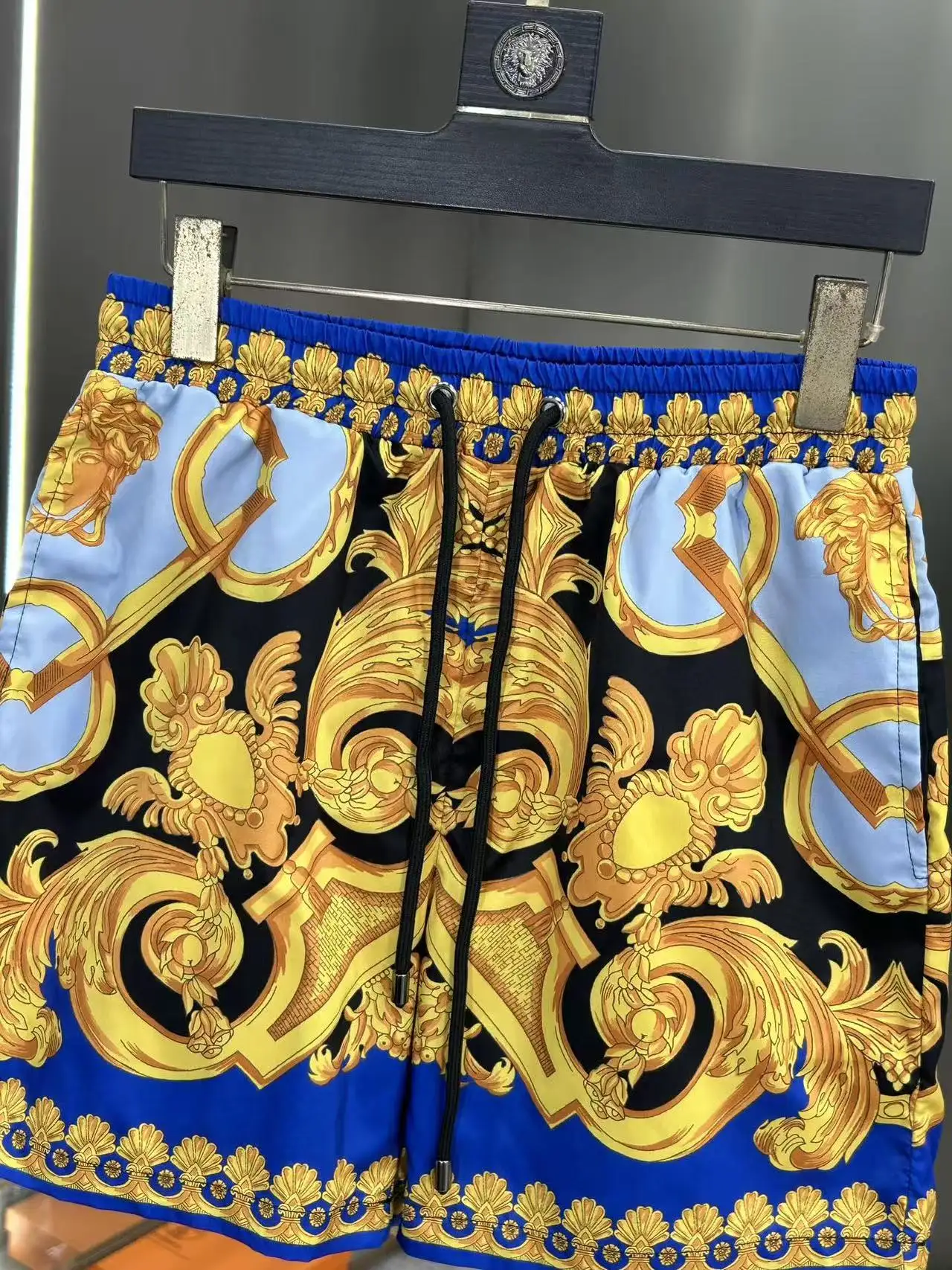 Baroque Print Technical Swim Shorts D18511985 — view 3
