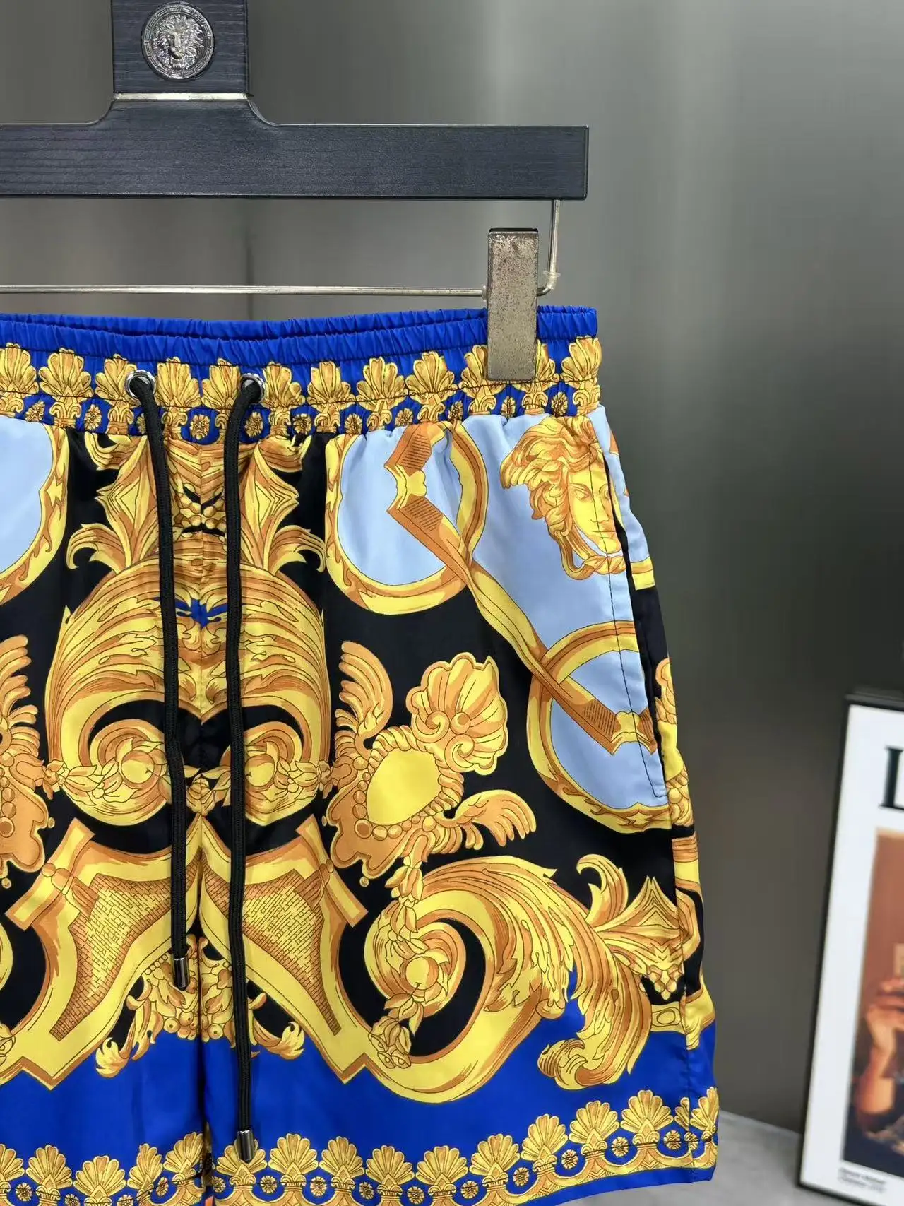 Baroque Print Technical Swim Shorts D18511985 — view 4