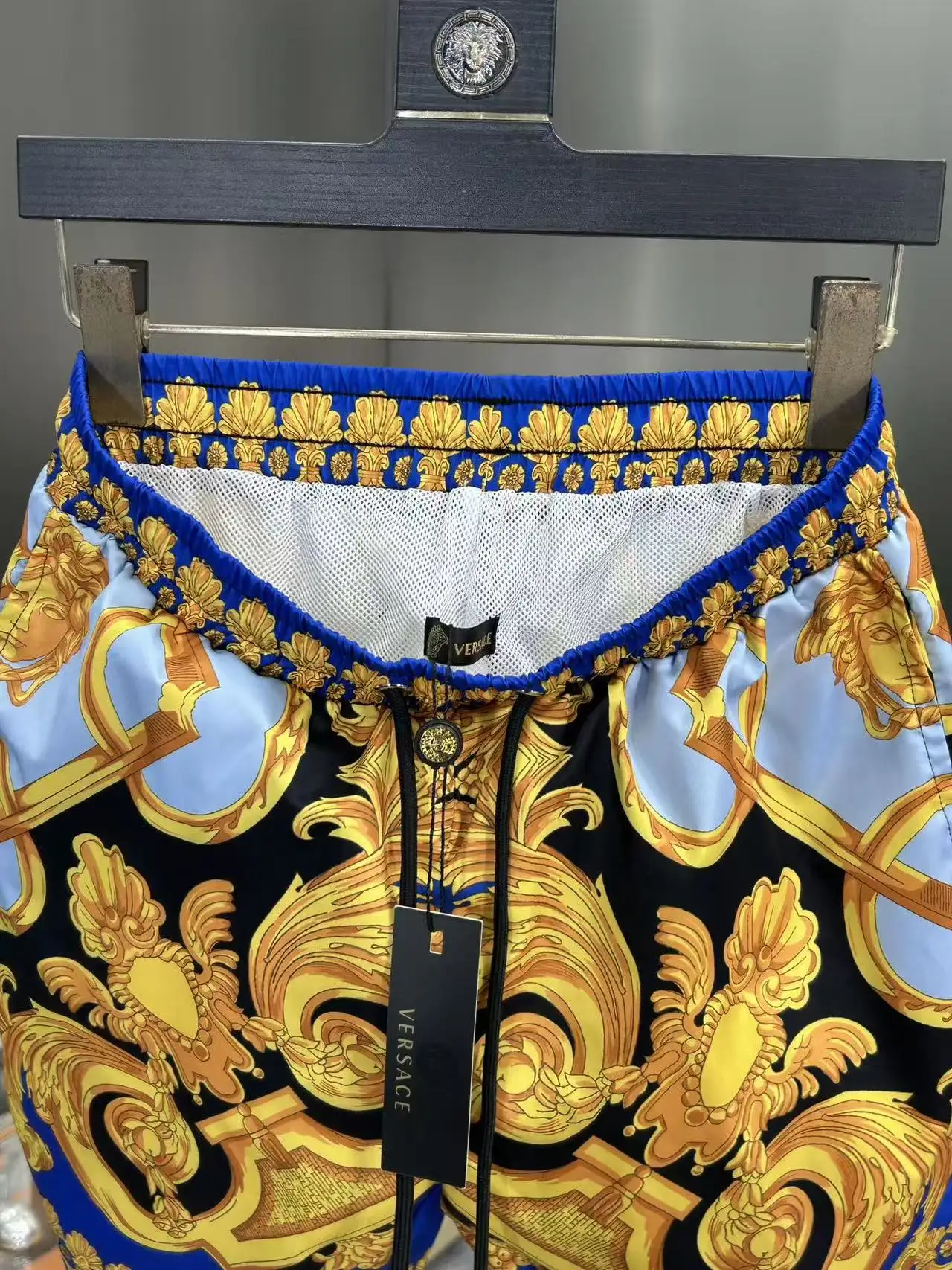 Baroque Print Technical Swim Shorts D18511985 — view 8