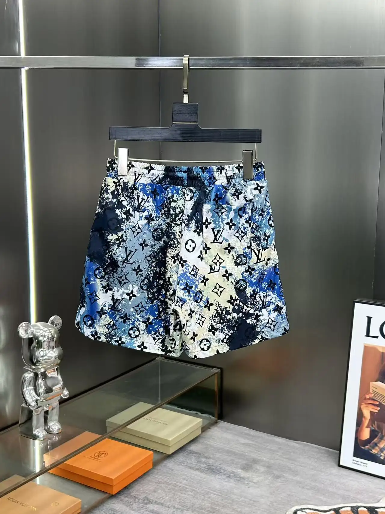Monogram Print Quick-Dry Swim Shorts D18511973 — view 2