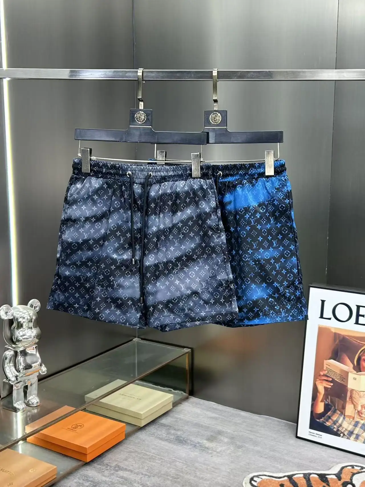 Monogram Print Quick-Dry Swim Shorts D18511971 — view 9