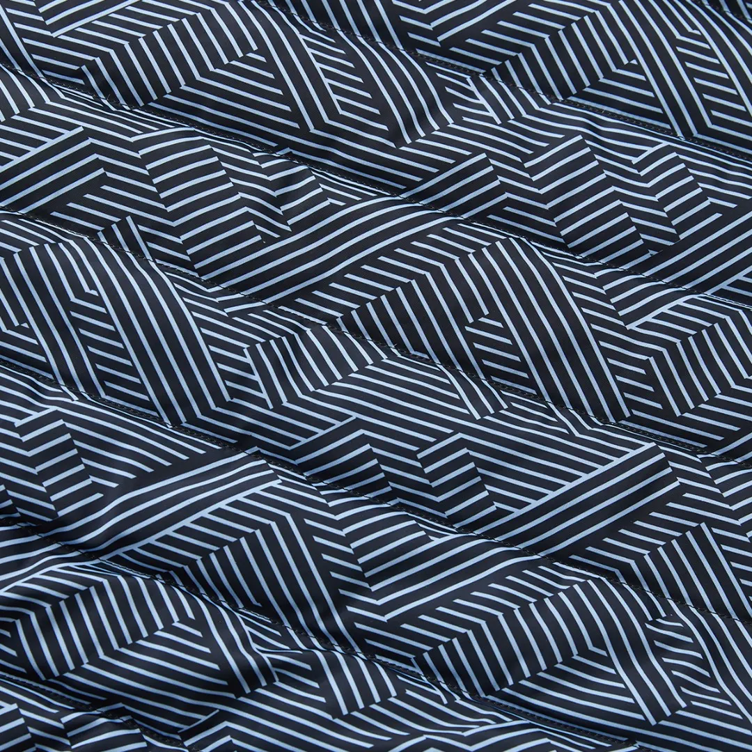 FF Pattern Hooded Puffer Jacket D19020353 — view 9