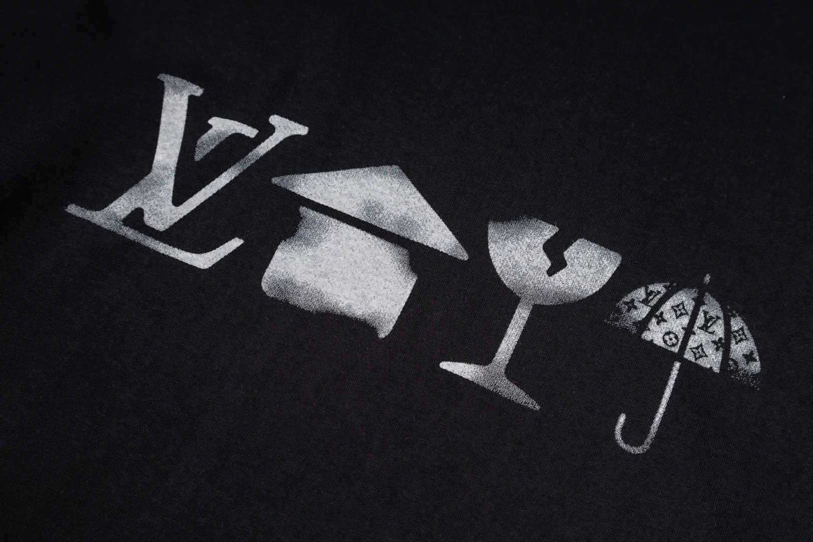 Graphic Icon Print Cotton T-Shirt D19021050 — view 4