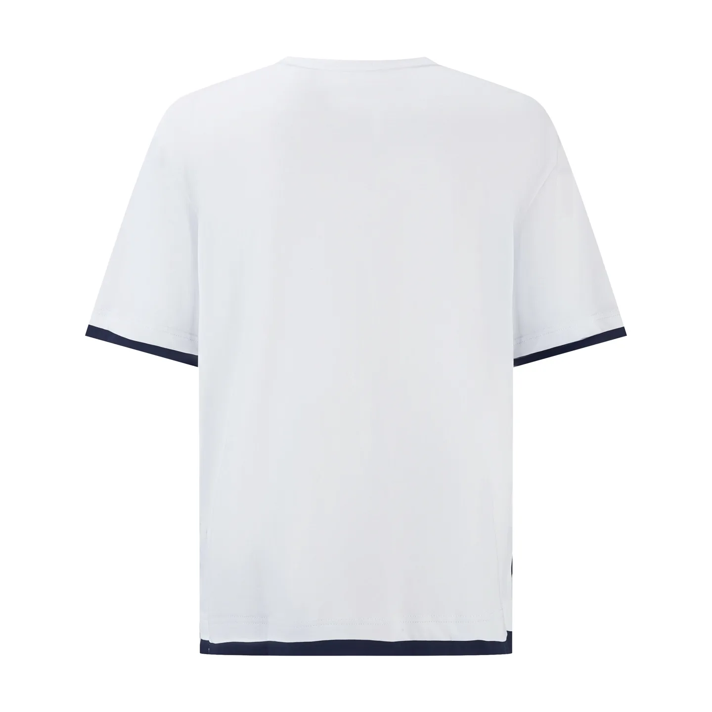 FF Logo Embroidered Layered Cotton T-Shirt D19021081 — view 2