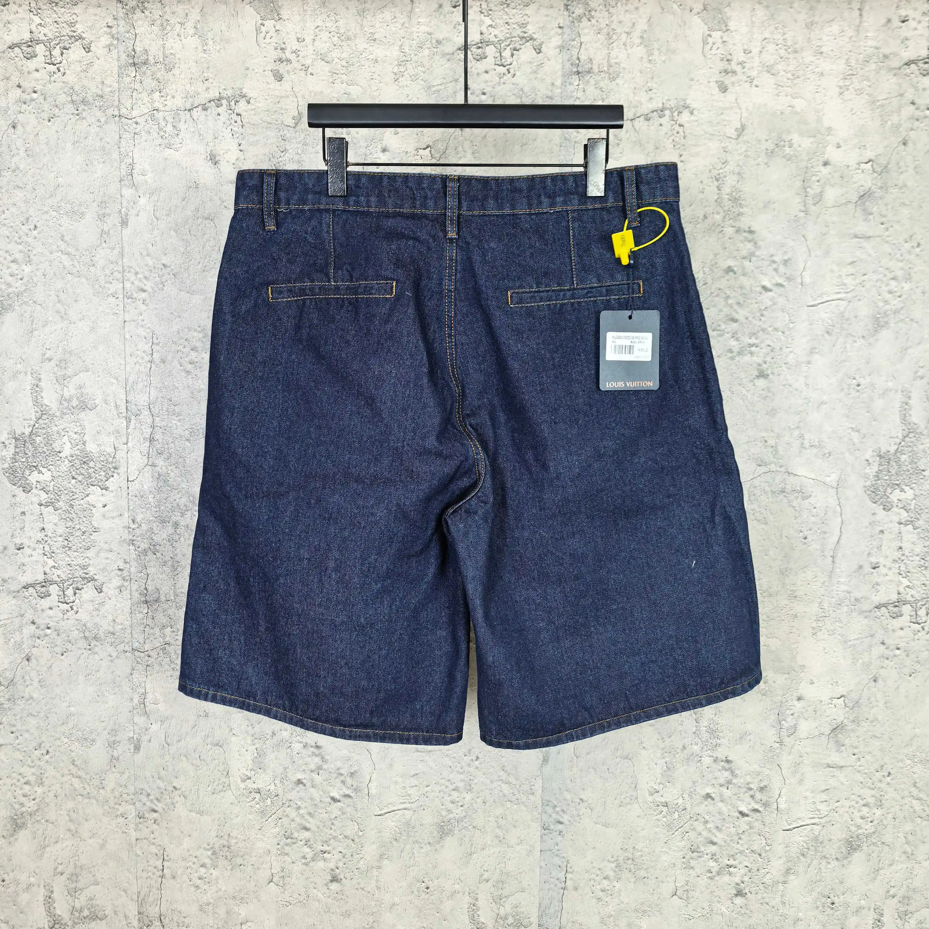 Logo-Embroidered Washed Denim Shorts D19023207 — view 2