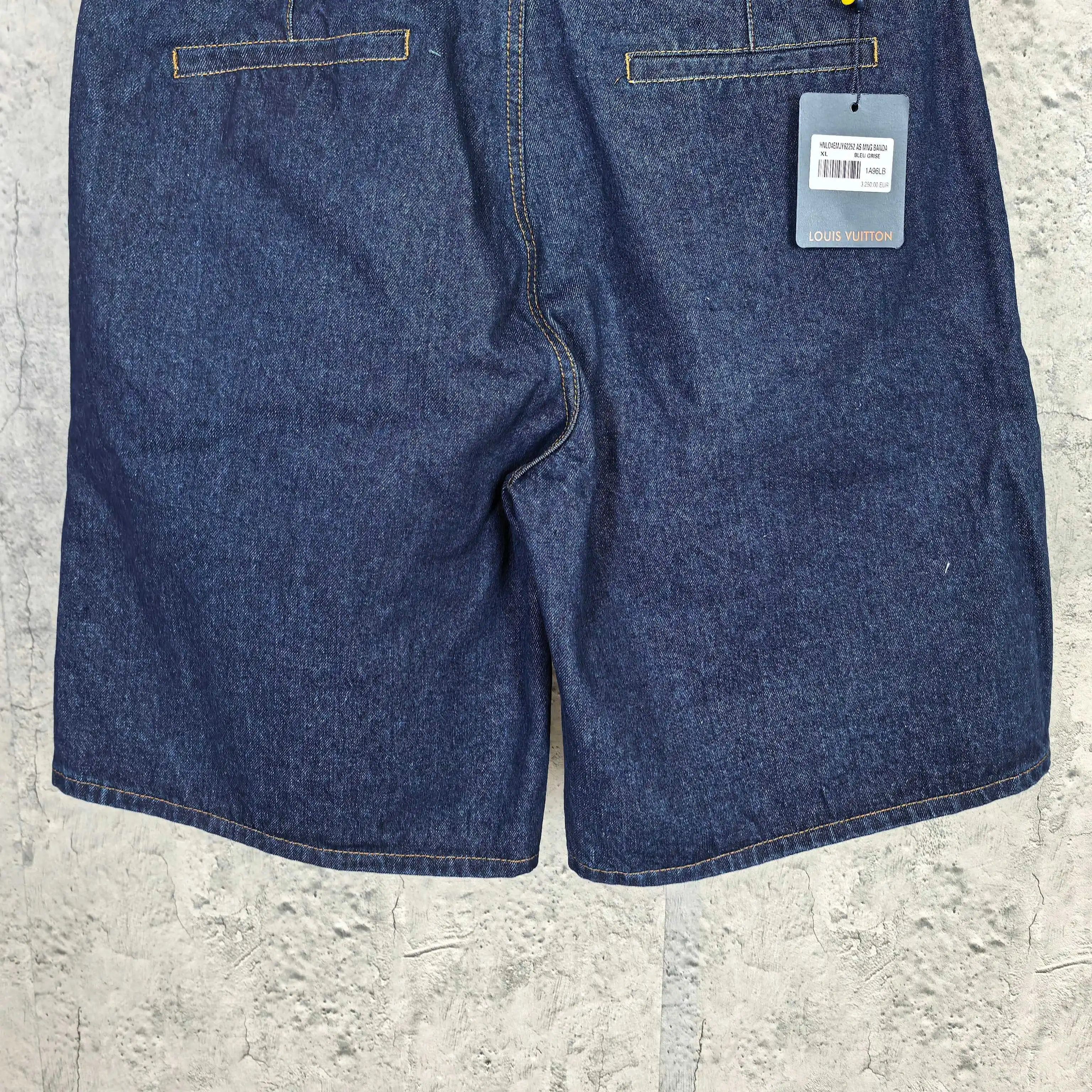 Logo-Embroidered Washed Denim Shorts D19023207 — view 11
