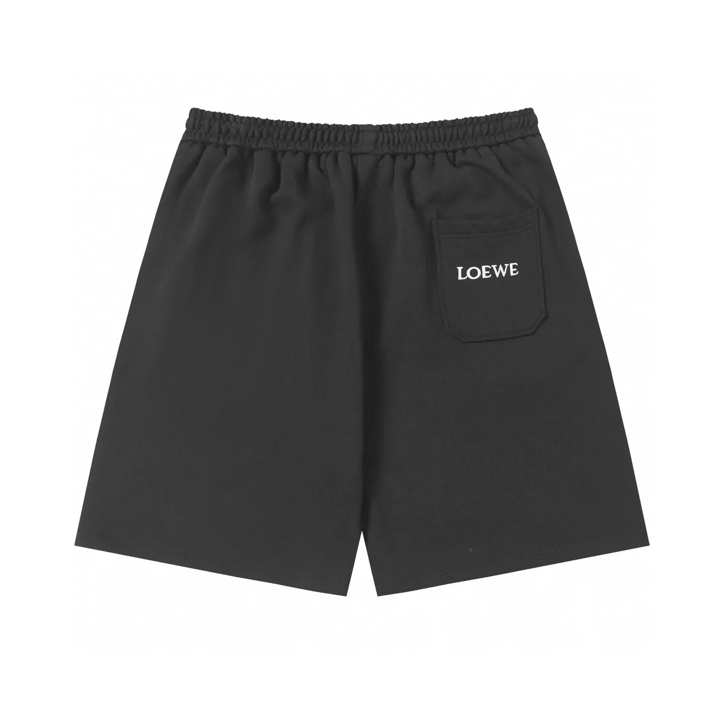 Logo-Embroidered Drawstring Cotton Shorts D19012802 — view 2