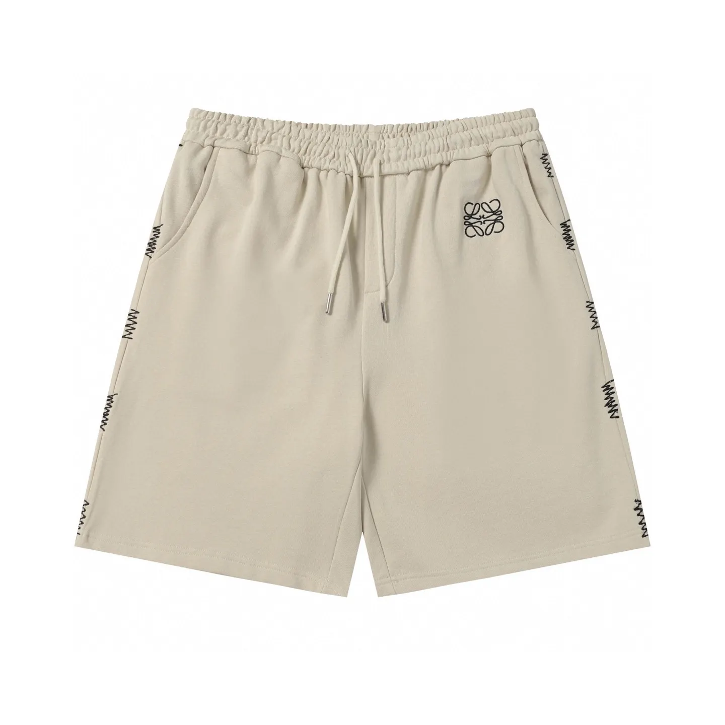 Embroidered Logo Drawstring Shorts D19012801