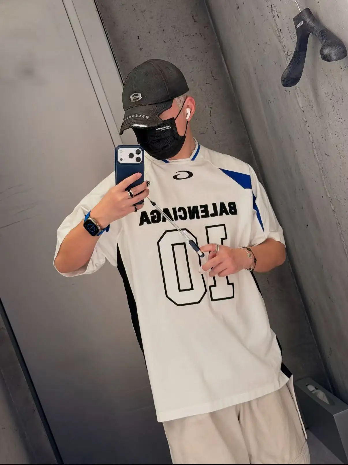 Balenciaga x NBA Embroidered Jersey T-Shirt D19018730 — view 9