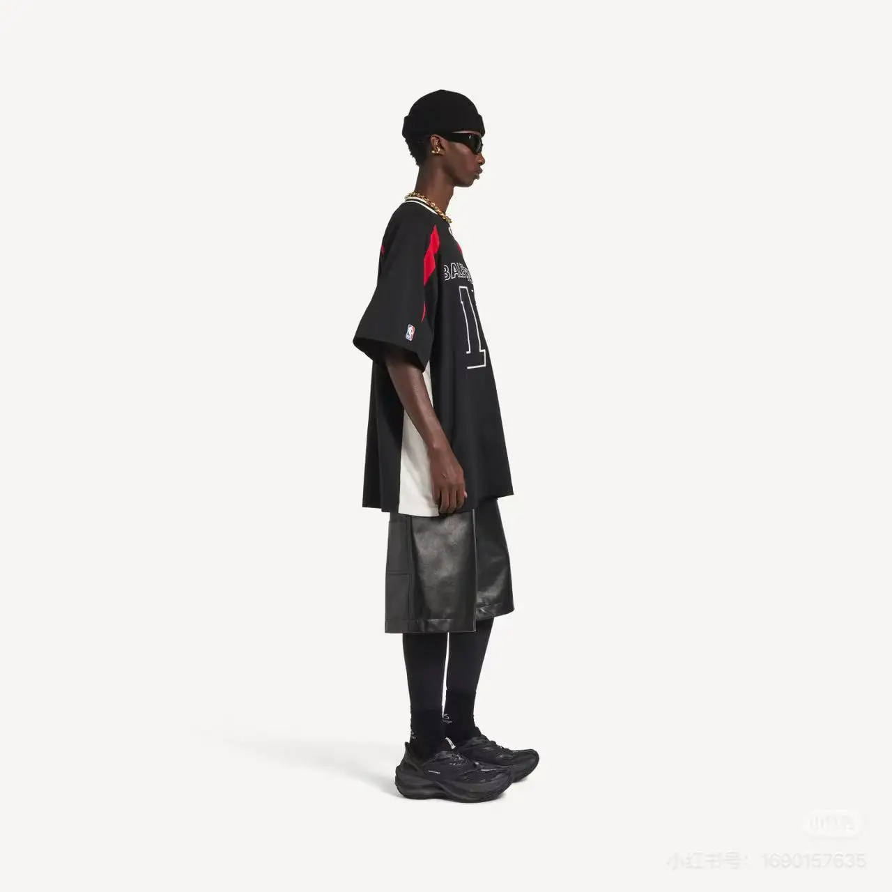 Oversized Embroidered Jersey T-Shirt D19018729 — view 2
