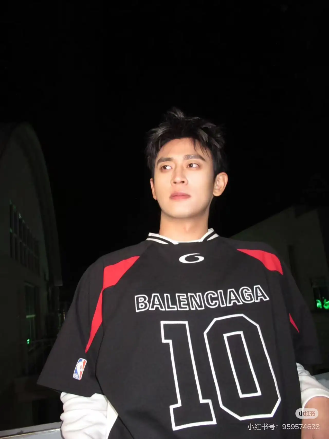Oversized Embroidered Jersey T-Shirt D19018729 — view 4